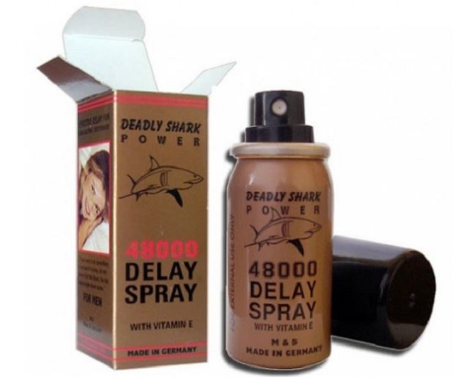 Deadly Shark Delay Spray 48000 for Men . Long Time Effective Spray 45ml